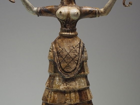 Gyvačių deivė. Mino civilizacija