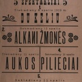 Juozo Vaičkaus „Skrajojamojo teatro“ afiša