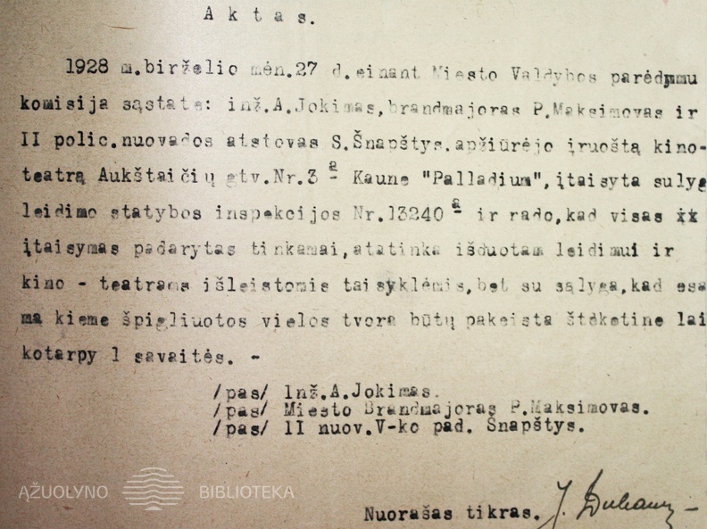 LCVA, f. 1622, ap. 3, b. 19, l. 7.