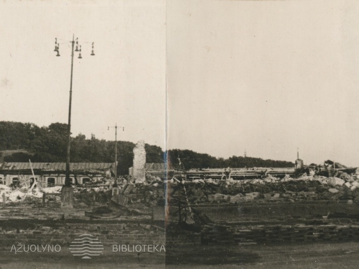 Kauno geležinkelio stoties griuvėsiai