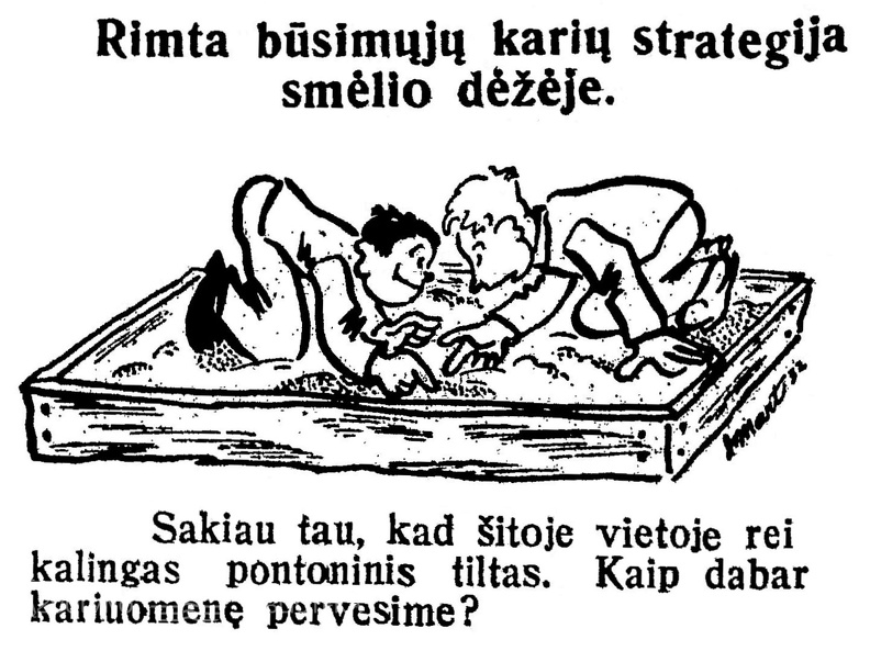 Rimta būsimųjų karių strategija smėlio dėžėje