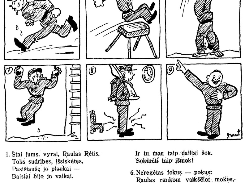 Naujoko Raulo Rėčio isrorijėlė