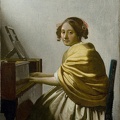 Janas Vermeris. Jauna moteris prie klavesino. Apie 1670-72 m.