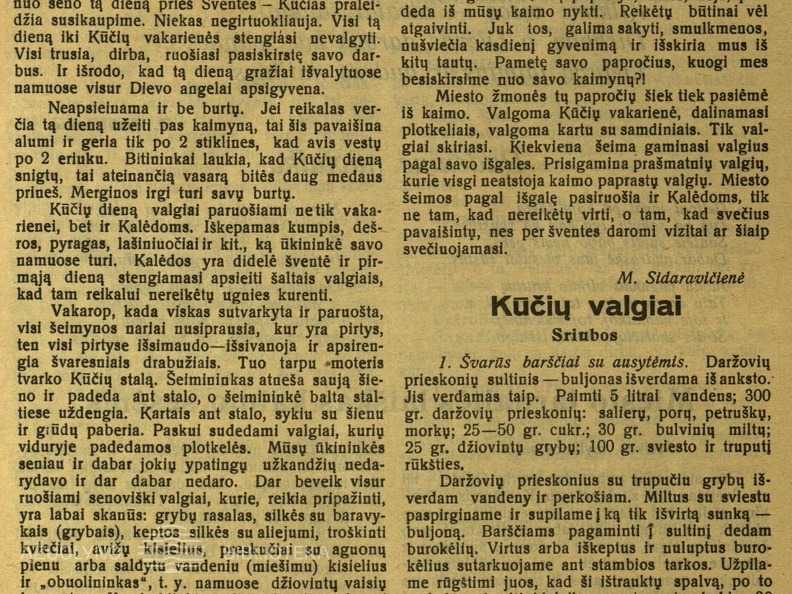 Kūčių tradicijos ir valgių receptai