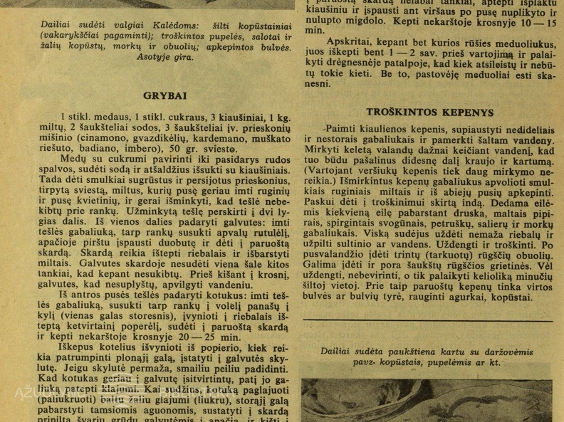 Kalėdinių valgių receptai