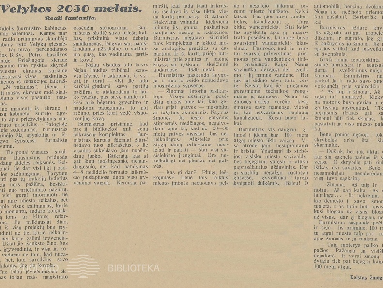 Velykos 2030 metais. Keistas žmogus