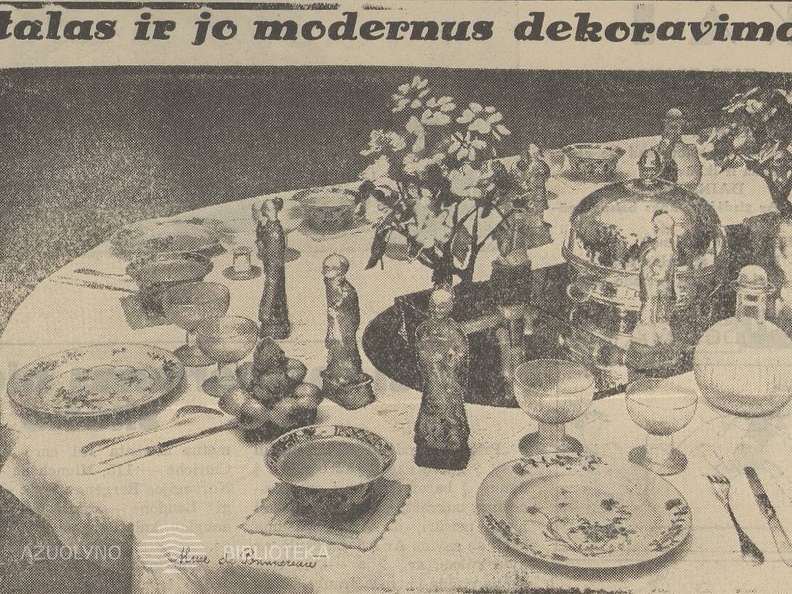 Stalas ir jo modernus dekorevimas