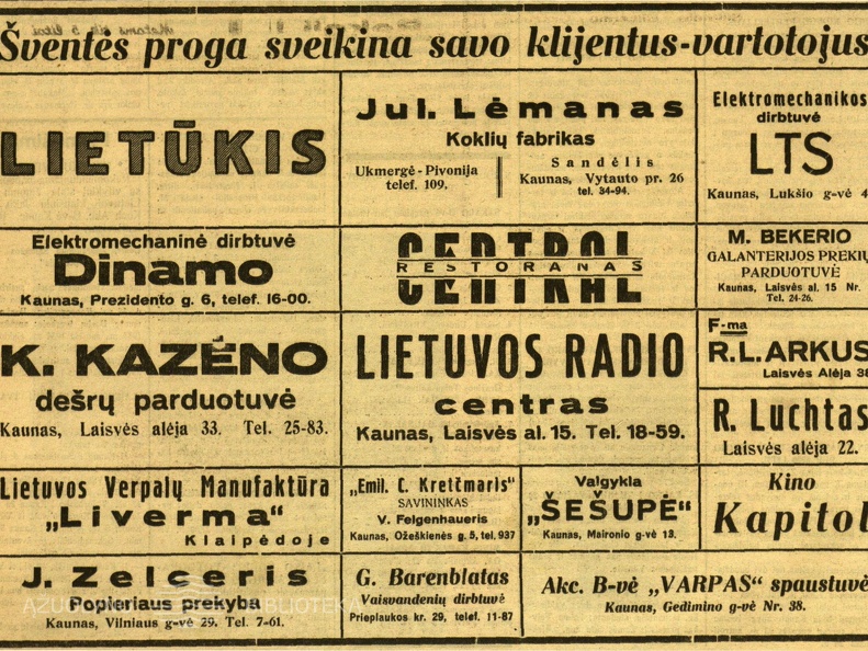 Šventės proga sveikina savo klientus
