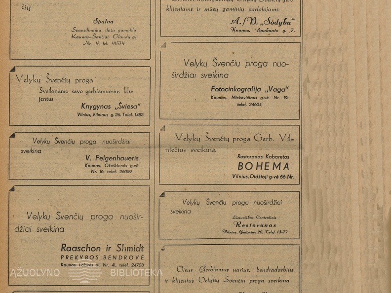 Įmonių Velykiniai sveikinimai