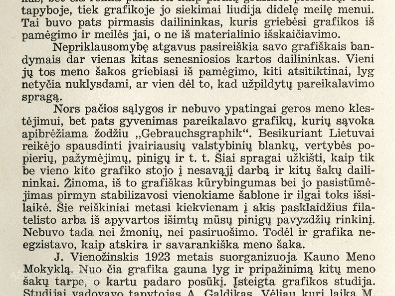 Mūsų grafika ir dailioji knyga: [užsimenama apie A. Galdiko indėlį knygų iliustravimo srityje]