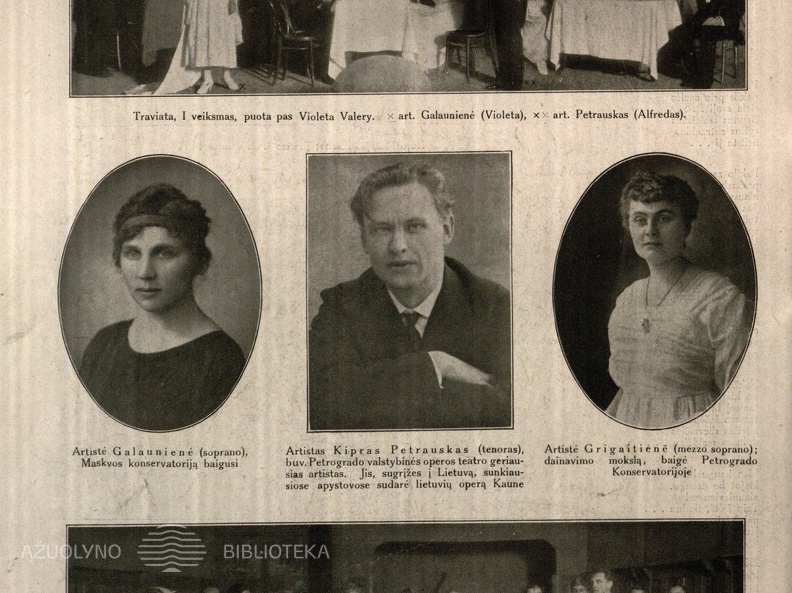 Lietuvių opera: Traviata, I veiksmas, puota pas Violeta Valery art. Galaunienė (Violeta) art