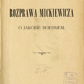 Rozprawa Mickiewicza o Jakobie Boehmem / A. Mickiewicz.