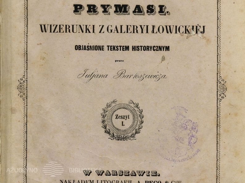 Arcybiskupi Gnieznienscy i Prymasi: wizerunki z galeryi