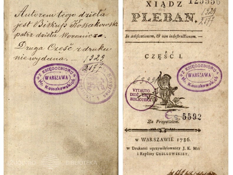 Xiądz Pleban / Jozef Kossakowski. – Warszawa