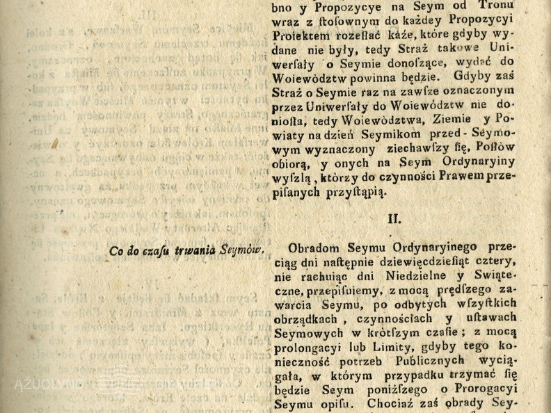 Proiekt do formy rzadu. – Warszawa: [s.n.], 1790.