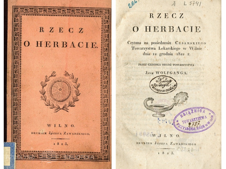 Rzecz o herbacie: Czytana na posiedzieniu Cesarskiego Towarzystwa