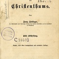 Die Dogmen des Christentums / Franz Hettinger.