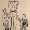 Plechavičius, Nagevičius ir Voldemaras: [karikatūra] // Margutis. – 1933, Nr. 2, p. 10.