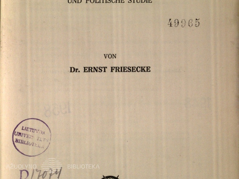 Das Memelgebiet: eine vӧlkerrechtsgeschichtliche und politische Studie 