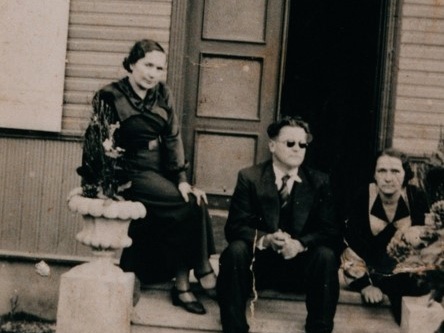 Pranas Daunys su viešniomis