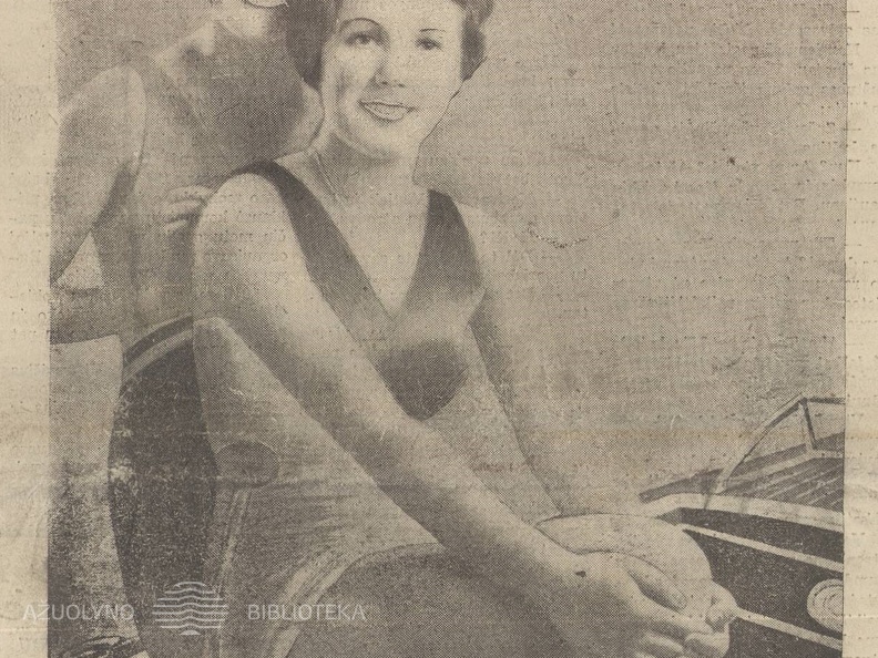 „Su saule ir vandeniu“. Sekmadienis, 1937, nr. 25, p. 1.