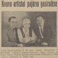 „Kauno artistai pajūrio gastrolėse“. Sekmadienis, 1929, nr. 27, p. 5.
