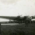 Tuometinis didžiausias sausumos lėktuvas pasaulyje „Generalfeldmarschal von Hindenburg“ Junkers G. 38 Aleksoto aerodrome. 1933 m.