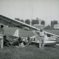 Estų sklandytojai Aleksoto aerodrome. 1939 m. rugpjūčio mėn.
