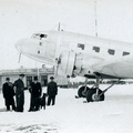 Keleivinis lėktuvas DC-2 Aleksoto aerodrome. XX a. 4 deš. 2-oji p.