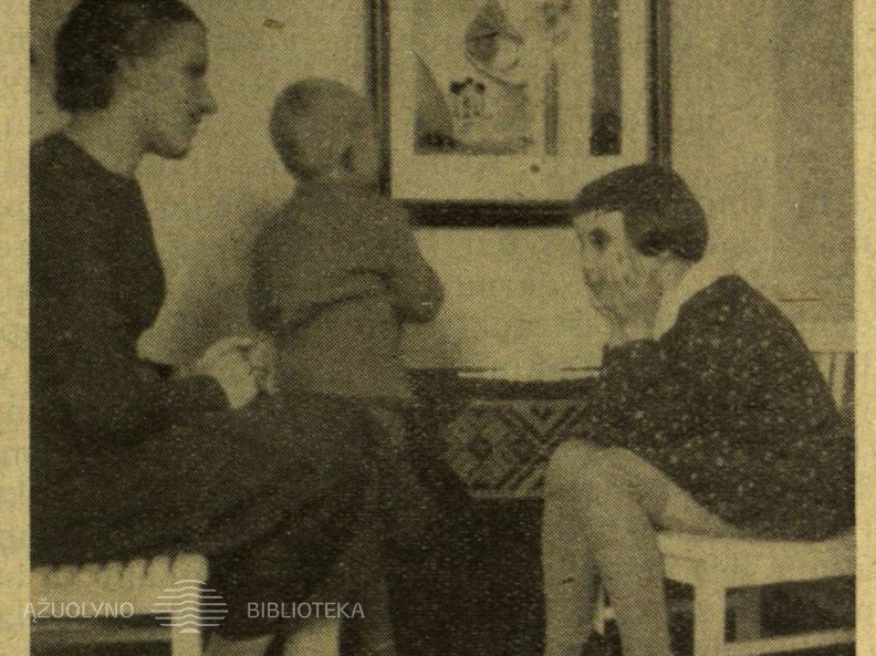 Juostos ornamentas interjere. Moteris.-1937, nr. 20, p. 297.