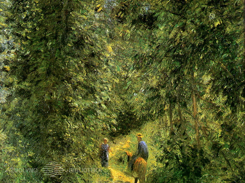 Kamilis Pisaro. Takas per mišką vasarą. 1877 m.
