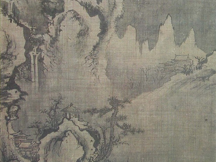 Ahn Gyeon. Vėlyvoji žiema. XV a. Korėja