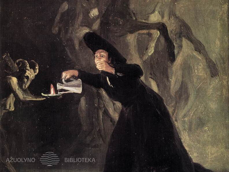 Fransiskas Chosė de Goja. Apkerėtas vyras. 1798 m.