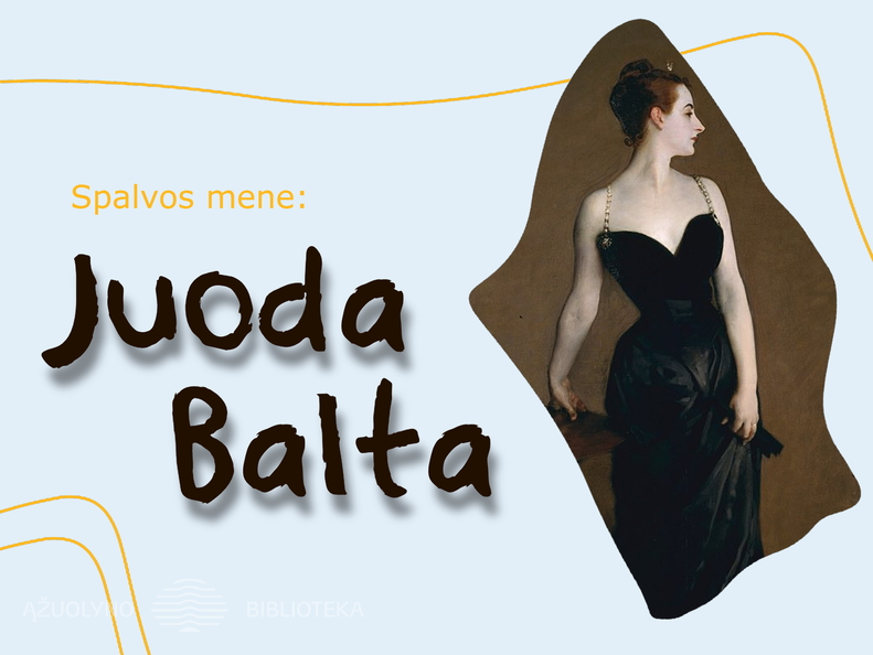 Spalvos mene. Juoda / Balta
