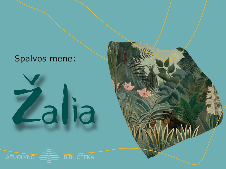 Spalvos mene. Žalia