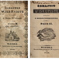 Žemajtiu wiskupistę / aprašė K. Motiejus Wolonczewskis [Kazimieras Motiejus Valančius]. – Vilnius : Juozapo Zavadzkio spaustuvė, 1848, d. 2. – KAVB RS R 13010 : parašas „Richard Dambrowski].“