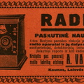 „Kreiptis pas generalinį radio fabrikų atstovą A. Varnauską“. Radio mėgėjas.-1927, nr. 2, p. nenumeruotas.