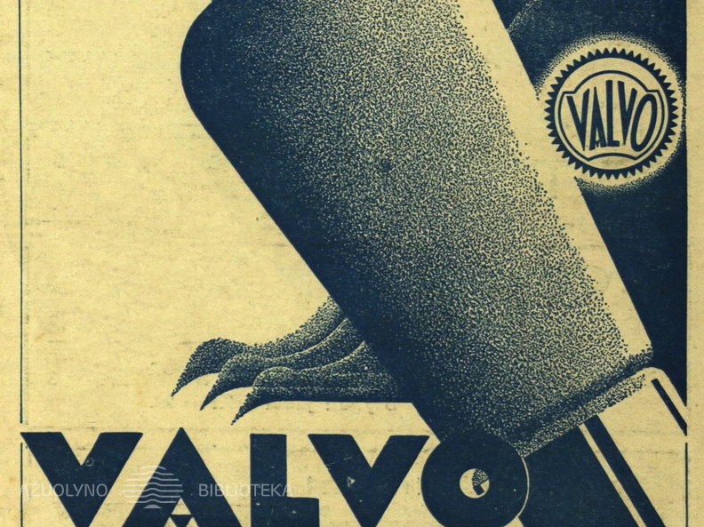 „Valvo radio lemputės pagerina kiekvieno radio kokybę...“ Meno dienos.-1934, nr. 3, p. nenumeruotas.