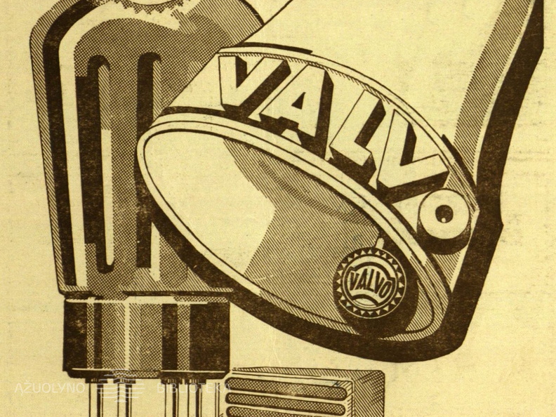 „Radio lemputės Valvo yra geriausia Kalėdoms dovana!“ Meno dienos.-1934, nr. 6, p. nenumeruotas.