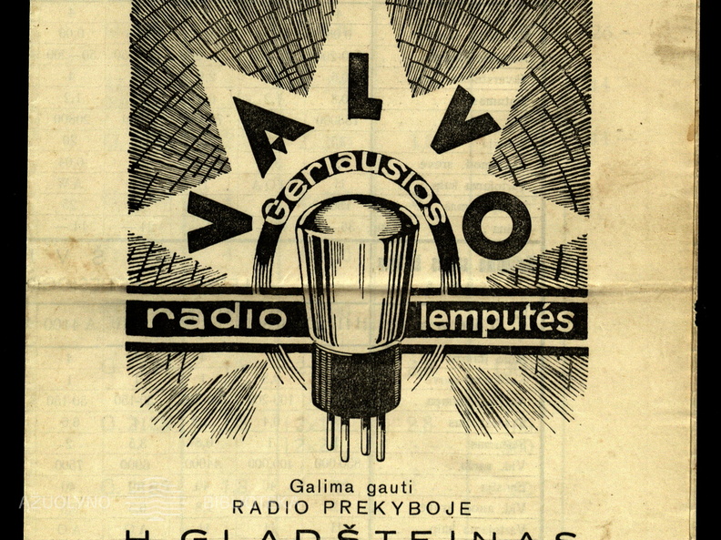 Volvo radijo lempų reklama