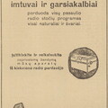 „...perduoda visų pasaulio radio stočių programas...“ Mūsų rytojus.-1931, nr. 10, p. 10.
