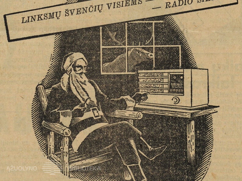 „Linksmų švenčių visiems – Radio Siera“. Ūkininko patarėjas.-1937, nr. 51, p. 23.