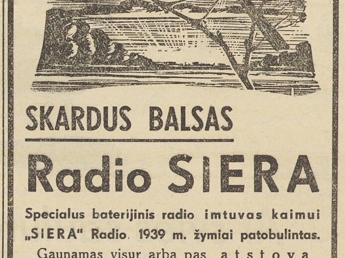 „Skardus balsas. Radio Siera“. Ūkininko patarėjas.-1938, nr. 43, p. 23.