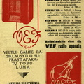 „Aparatai VEF yra geriausi“. Meno dienos.-1934, nr. 4, p. nenumeruotas.